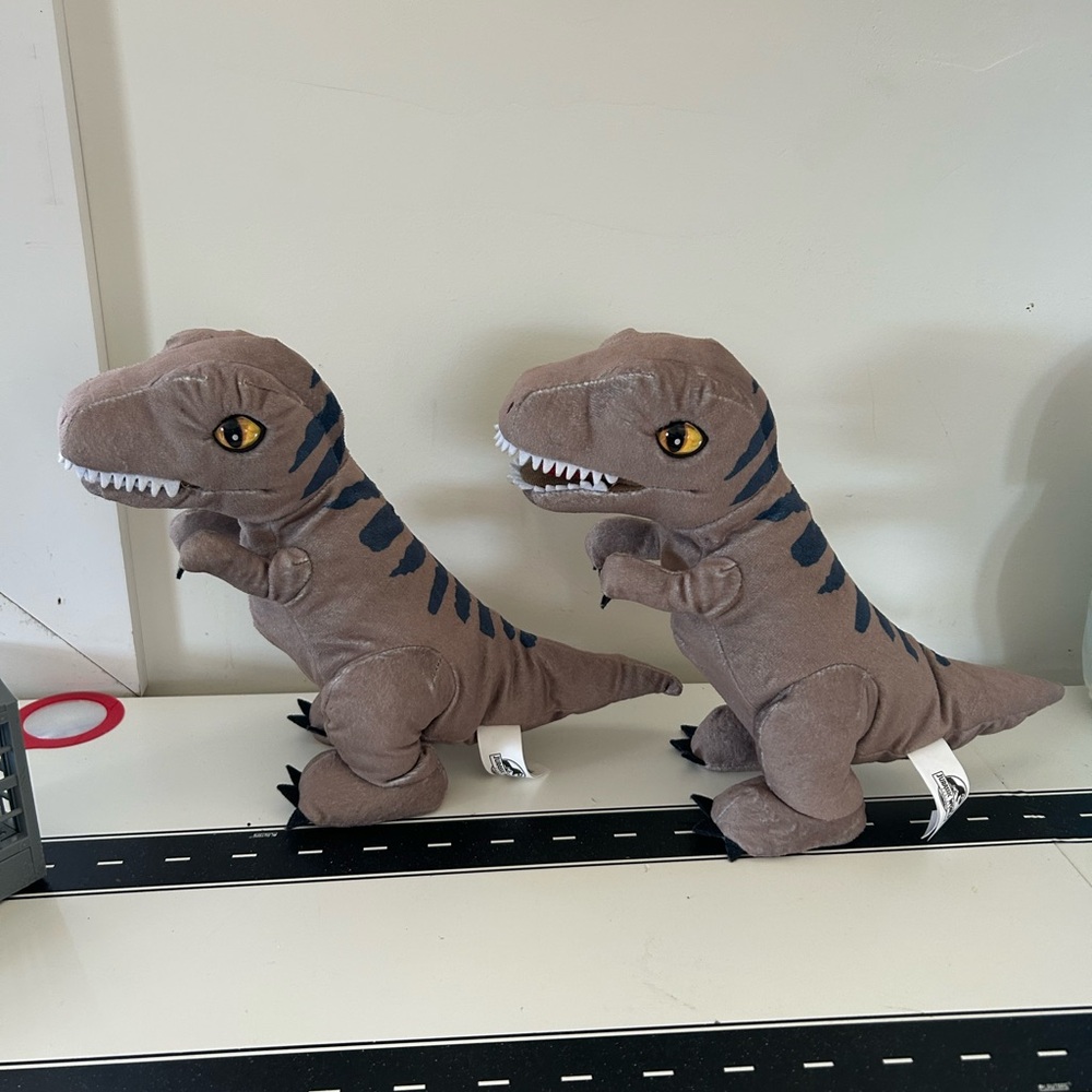 Brown Dinosaur Plush Toy